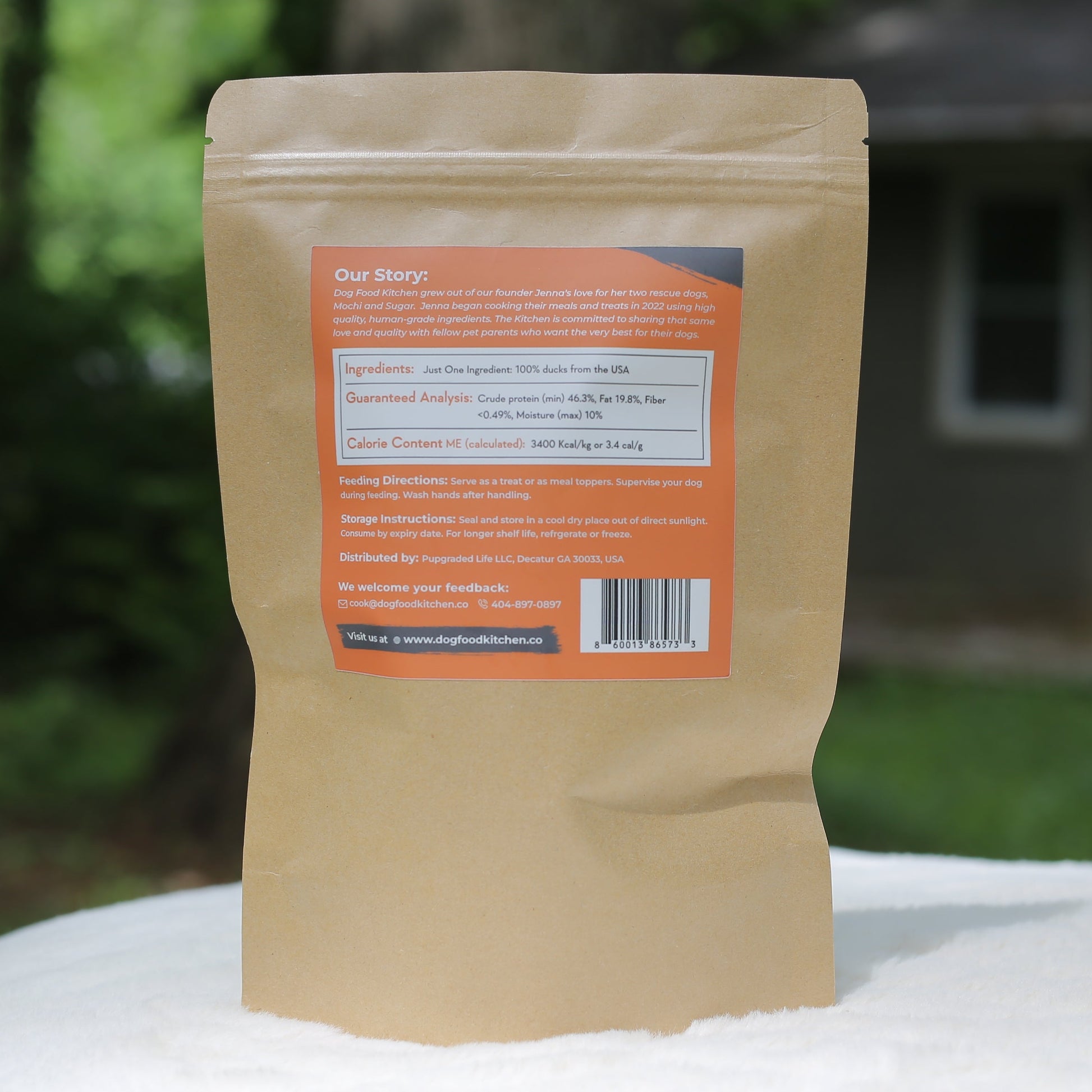 Dehydrated duck feet for dogs